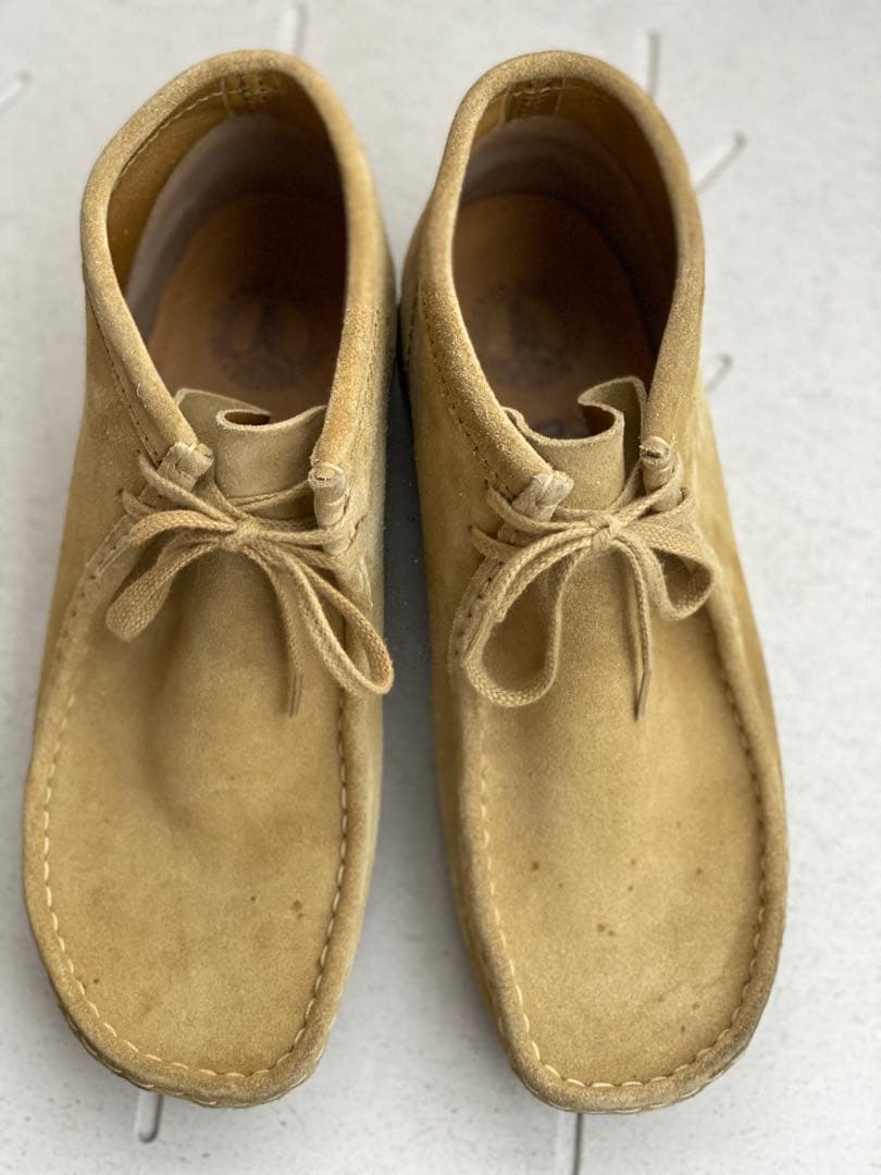 クラークス　ワラビー　ベージュ　UK9G 28cm