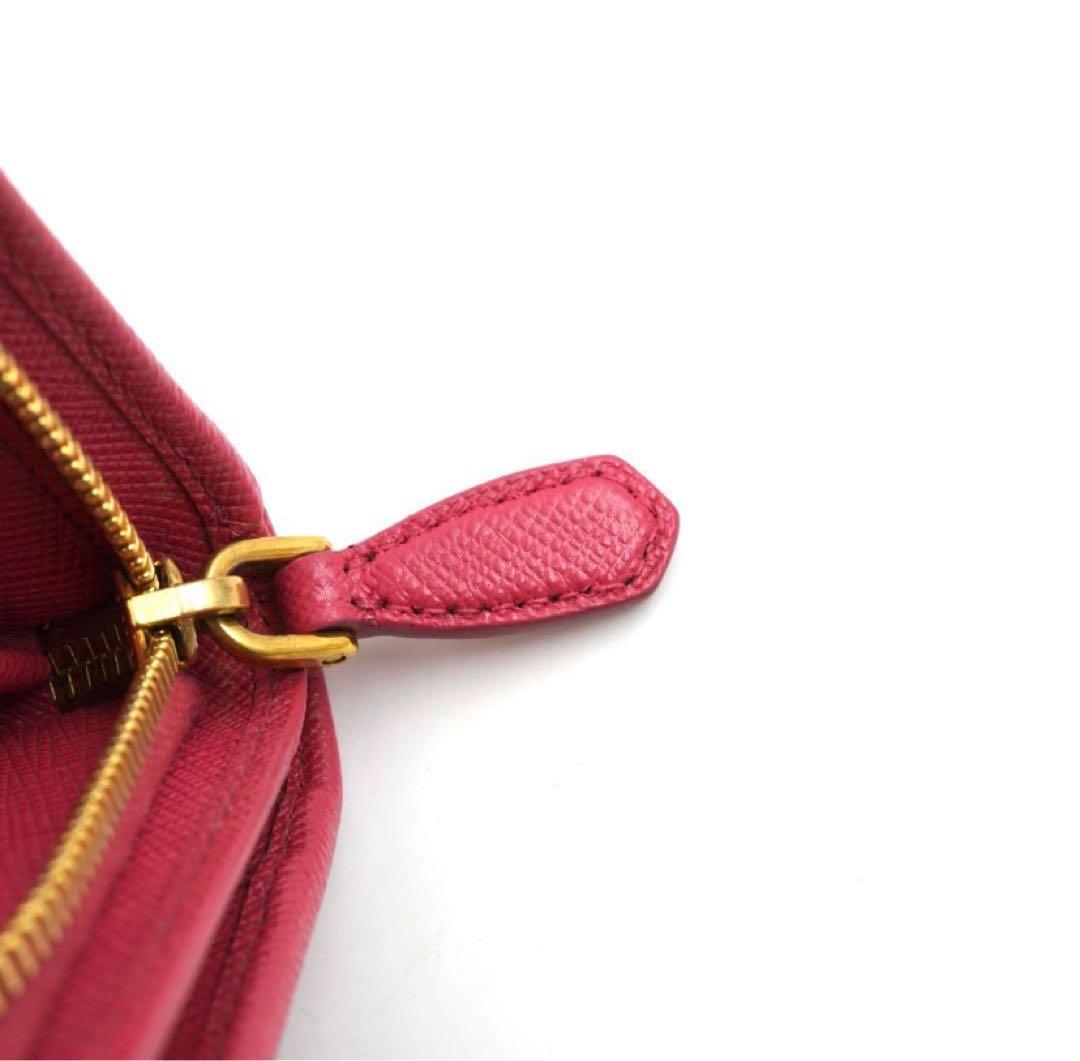 ✨新品未使用・箱付き✨　PRADA ミニ財布　サフィアーノレザー　L字ファスナー