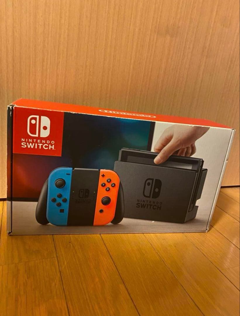 Nintendo Switch 本体　箱付き　カセット付き