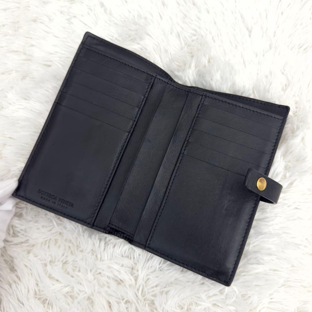 RFID内蔵✨BOTTEGA VENETA ボッテガ イントレ 財布 ブラック