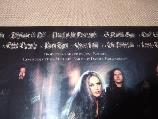 ARCH ENEMY,直筆サイン入り,新品未開封,アーチ・エネミー,デスメタル