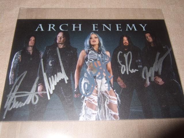 ARCH ENEMY,直筆サイン入り,新品未開封,アーチ・エネミー,デスメタル
