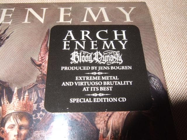 ARCH ENEMY,直筆サイン入り,新品未開封,アーチ・エネミー,デスメタル