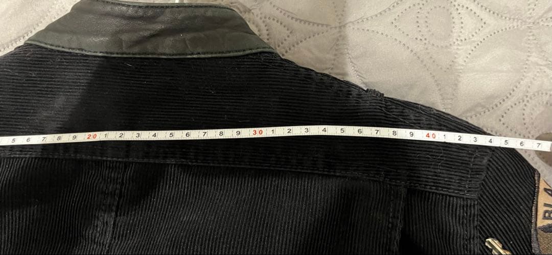 ディーゼル　カッコ良すぎのミリタリー パッチ付き コーデュロイ/革ジャケット美品