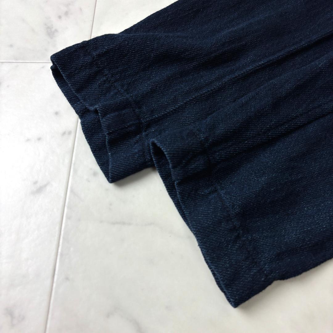 美品✨ プランテーション M インディゴ染 藍染 ショールカラー コットンコート