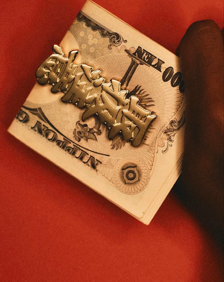 ブラックアイパッチ　HWC MONEY CLIP GOLDマネークリップ