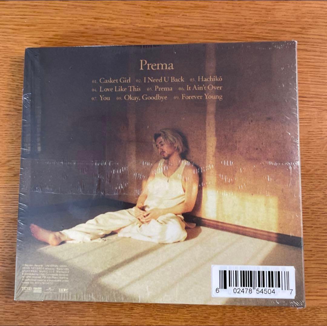 藤井風 Prema USストア購入 signed 開封確認済み 未使用 2CD