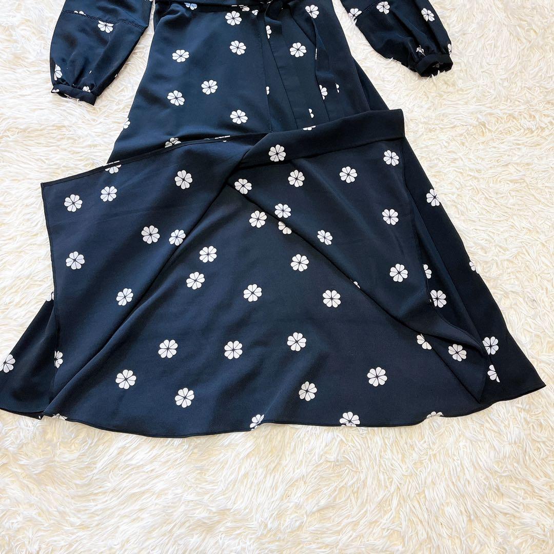 ケイトスペード　カシュクールラップワンピース　スペードクローバー　M 石原さとみ