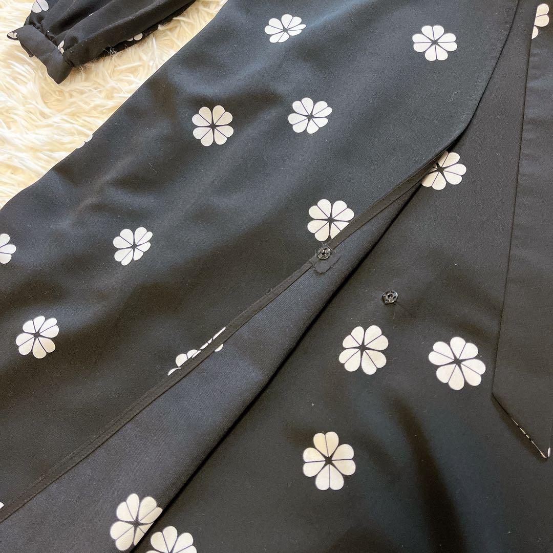 ケイトスペード　カシュクールラップワンピース　スペードクローバー　M 石原さとみ