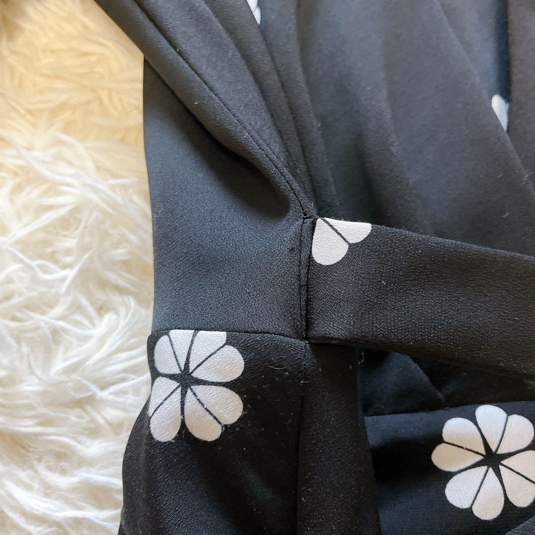 ケイトスペード　カシュクールラップワンピース　スペードクローバー　M 石原さとみ