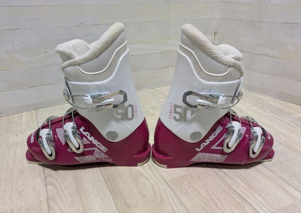 ジュニアスキー　K2 スキー板・LANGEブーツ・ストック 3点セット