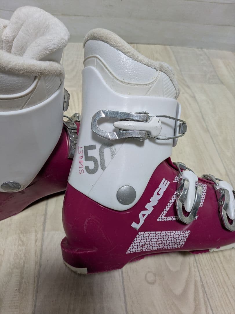 ジュニアスキー　K2 スキー板・LANGEブーツ・ストック 3点セット