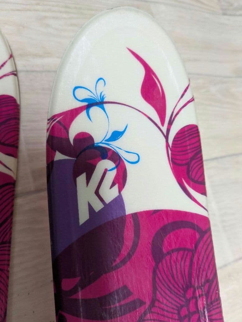 ジュニアスキー　K2 スキー板・LANGEブーツ・ストック 3点セット