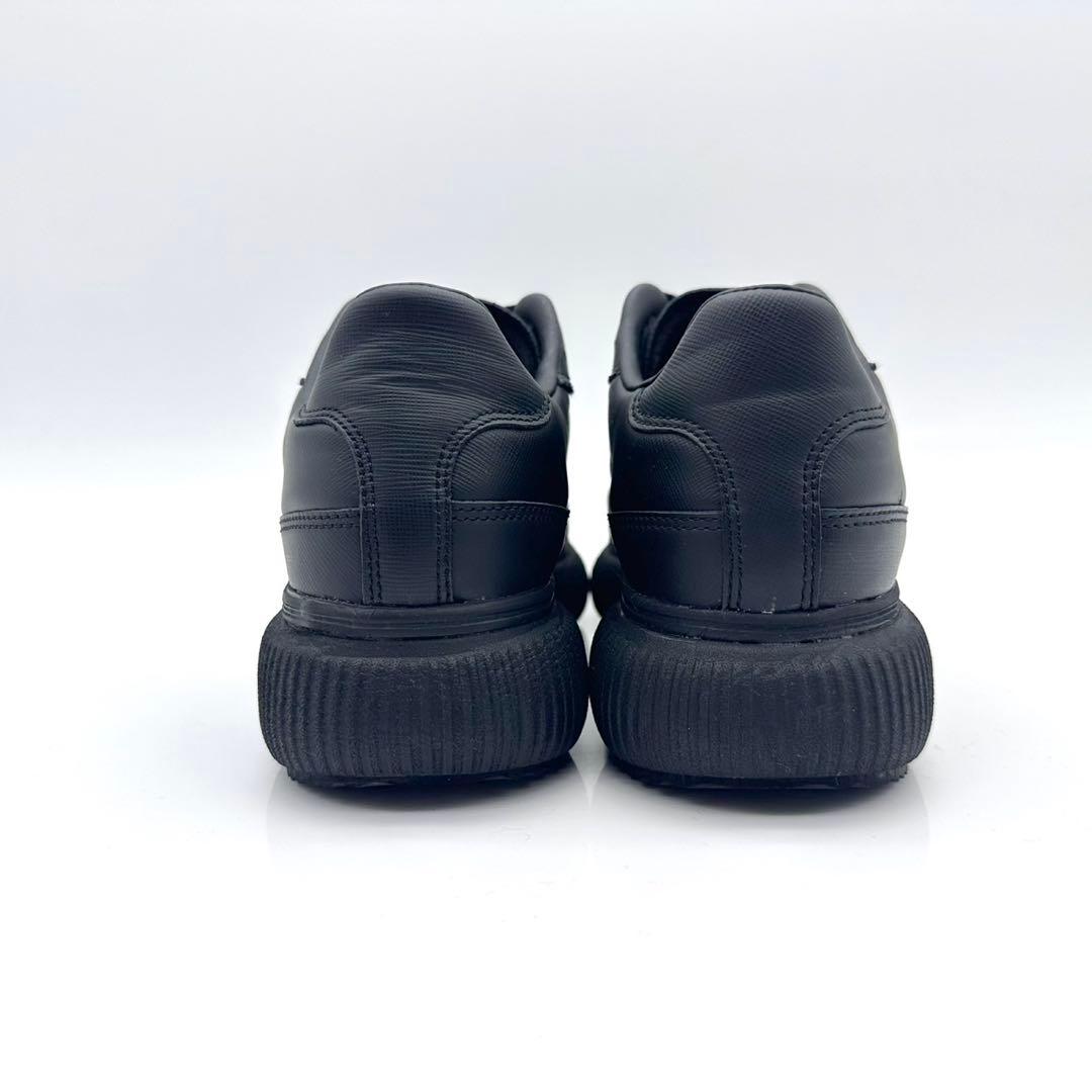 【極美品】オニツカタイガー デレシティ ブラック レザー 厚底 24cm ②