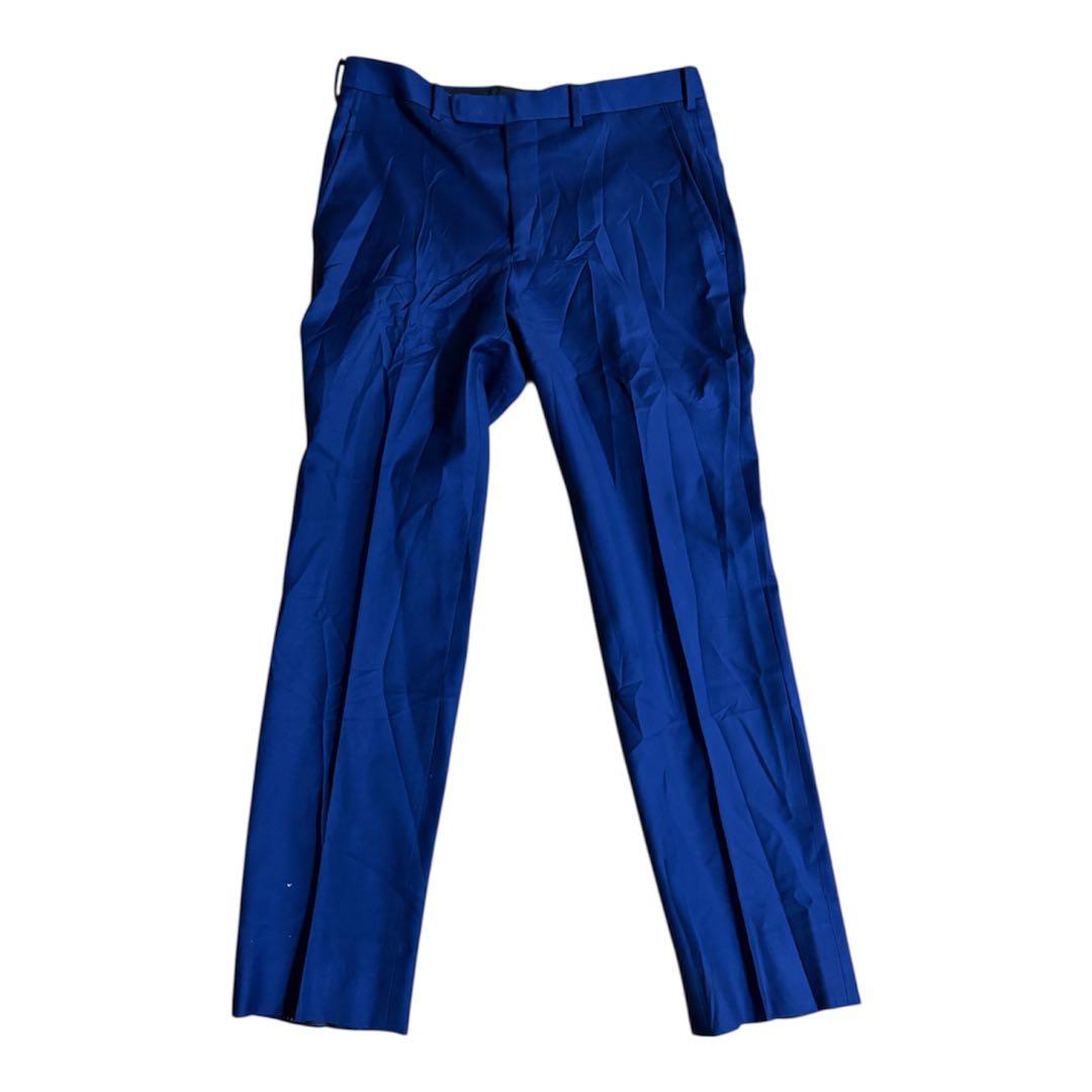 ギンザグローバルスタイル　カノニコ スーツ セットアップ ネイビー ペイズリー柄