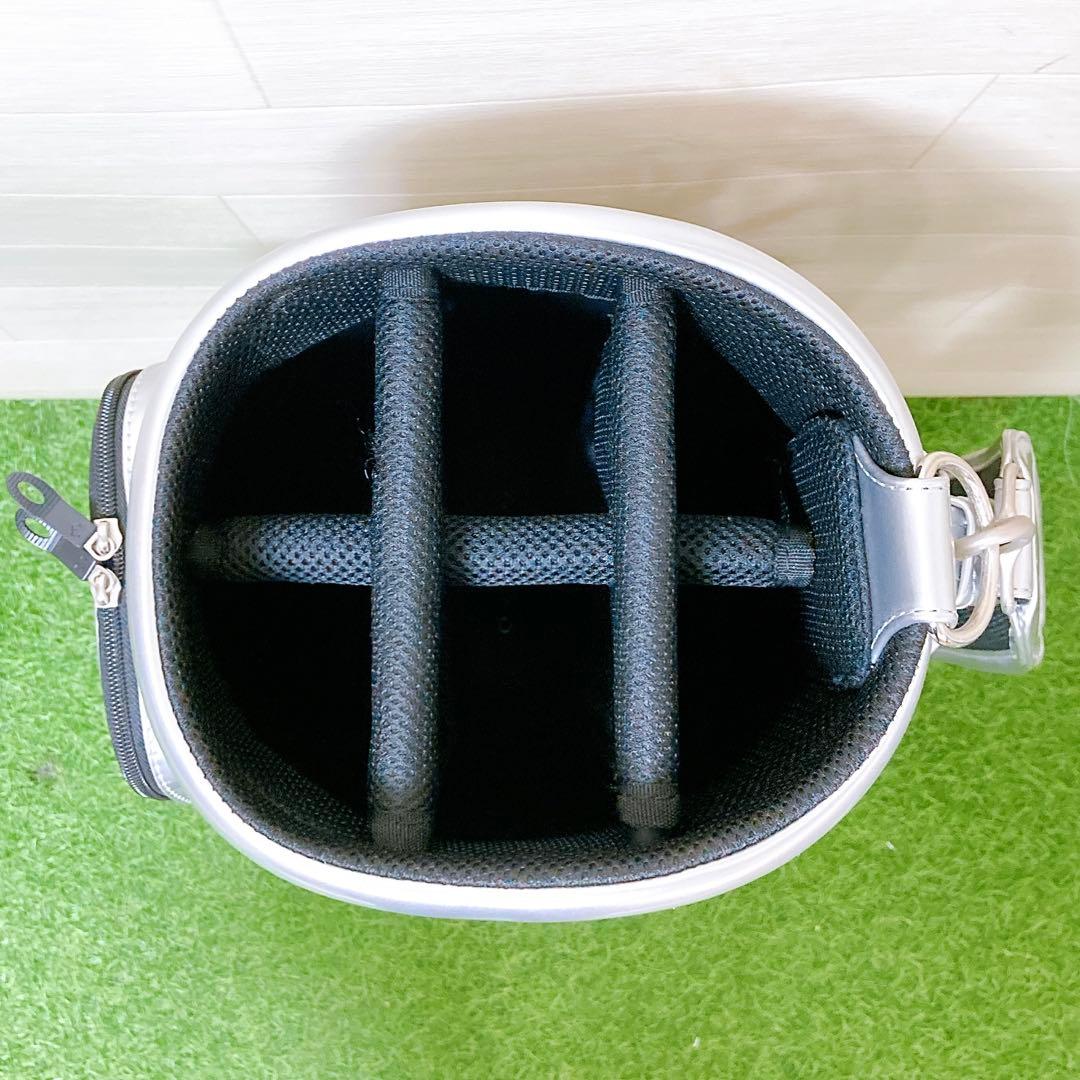 Nデサント　キャディーバッグ　ゴルフクラブケース　ネームプレート付属