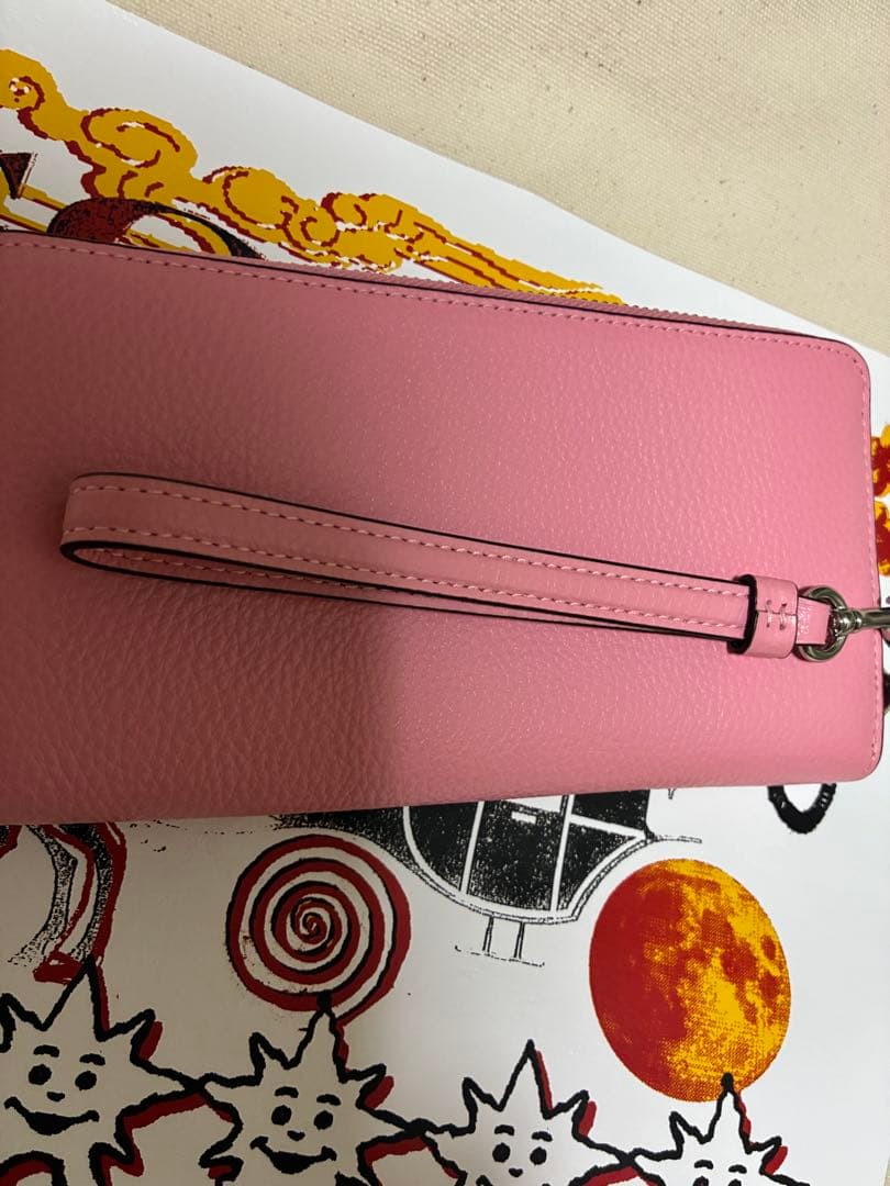 COACH 長財布　C4451 ピンク　タフィー