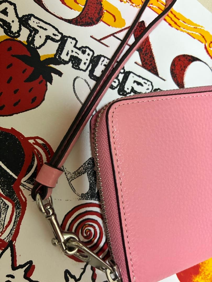 COACH 長財布　C4451 ピンク　タフィー