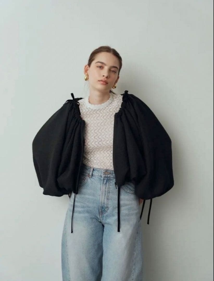 Cygneシーニュ☆チュールシアートップス　0☆ホワイト