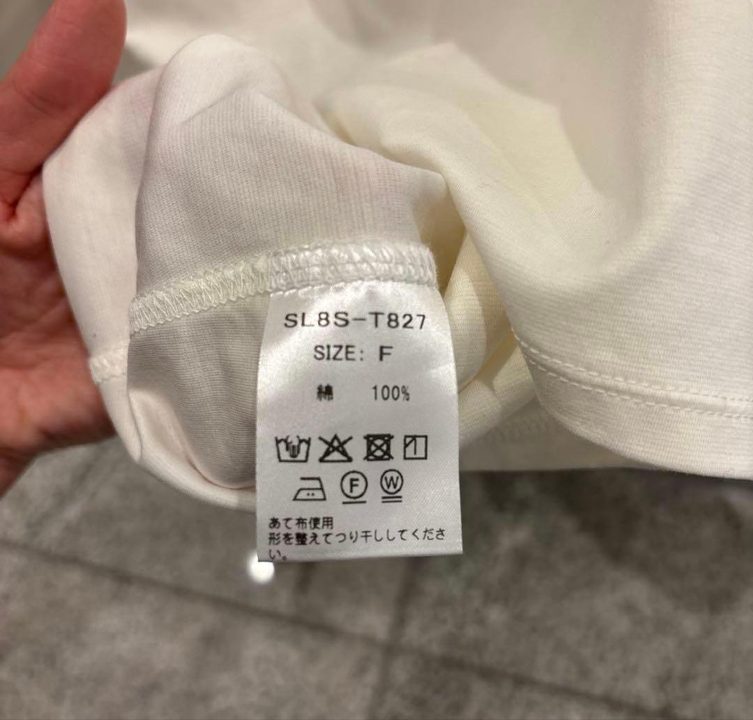 【最終値下げ】SLOANE X 佐藤佳菜子別注　スローン　淑女のロンT ホワイト