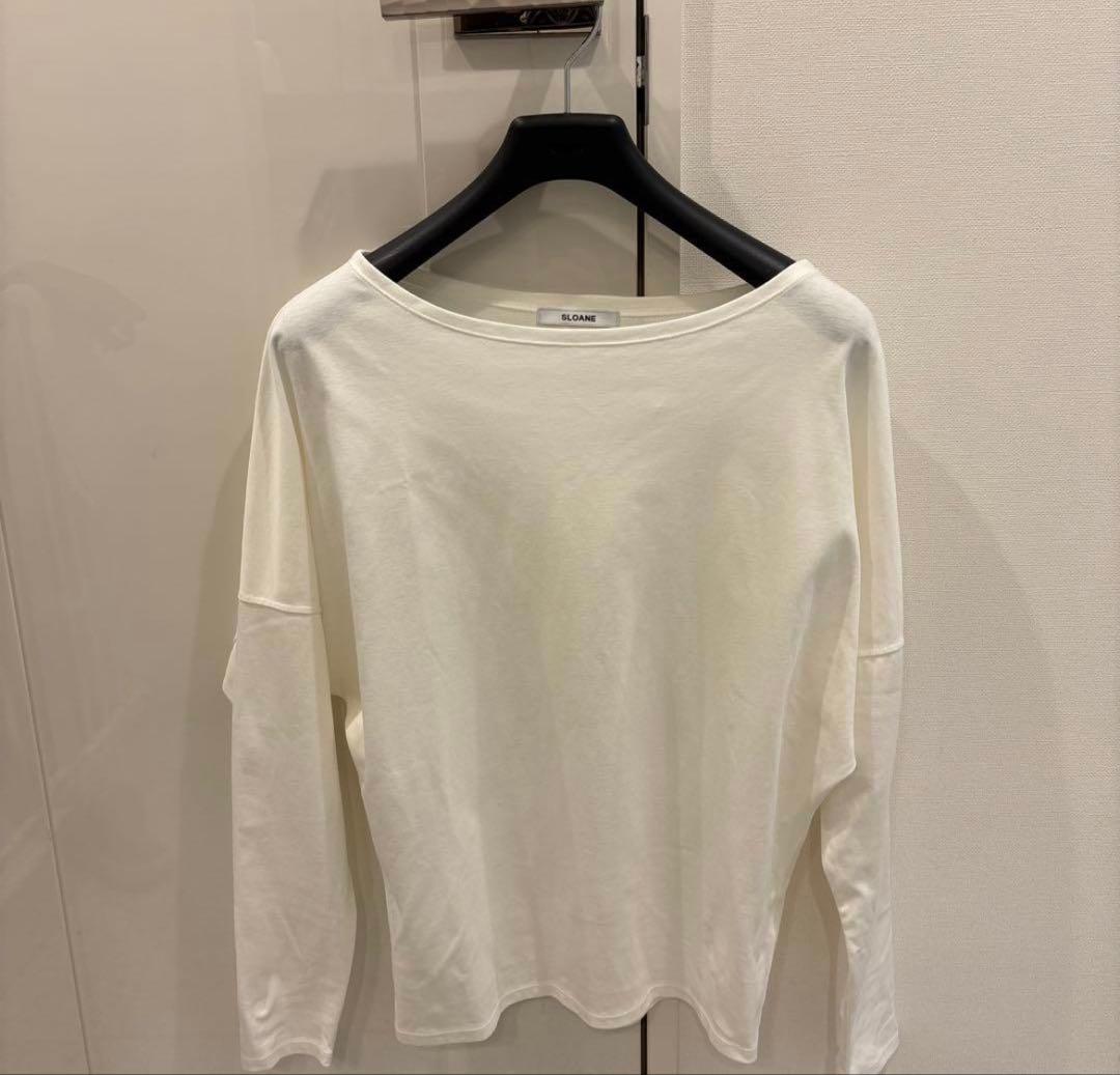 【最終値下げ】SLOANE X 佐藤佳菜子別注　スローン　淑女のロンT ホワイト