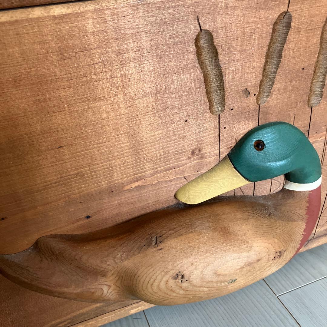 木製ボックス　木箱　おもちゃ箱　カントリー　宝箱　裁縫箱　道具入れ　箪笥　デコイ