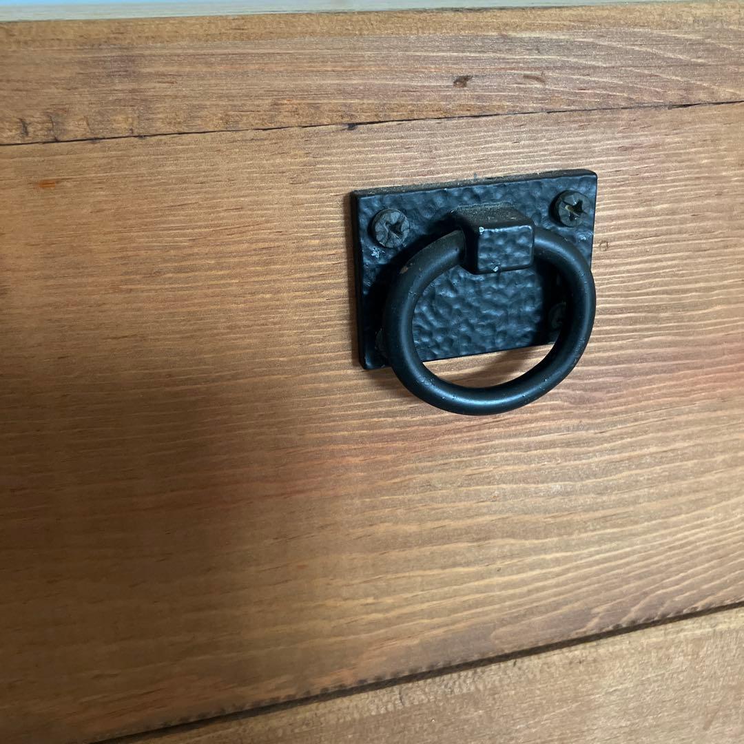 木製ボックス　木箱　おもちゃ箱　カントリー　宝箱　裁縫箱　道具入れ　箪笥　デコイ