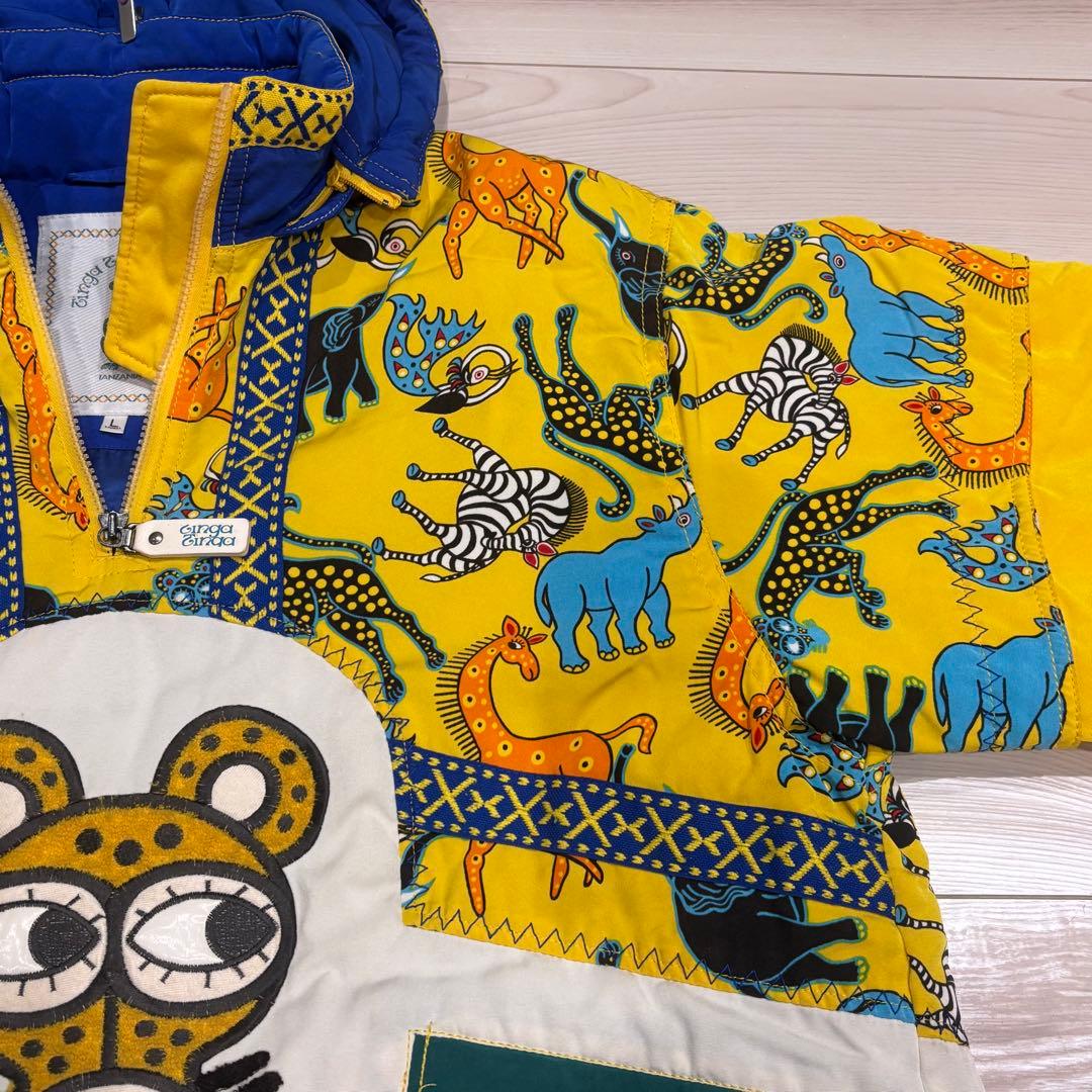 DESCENTE Tinga Tinga柄 ジャケットとオーバーオールセット