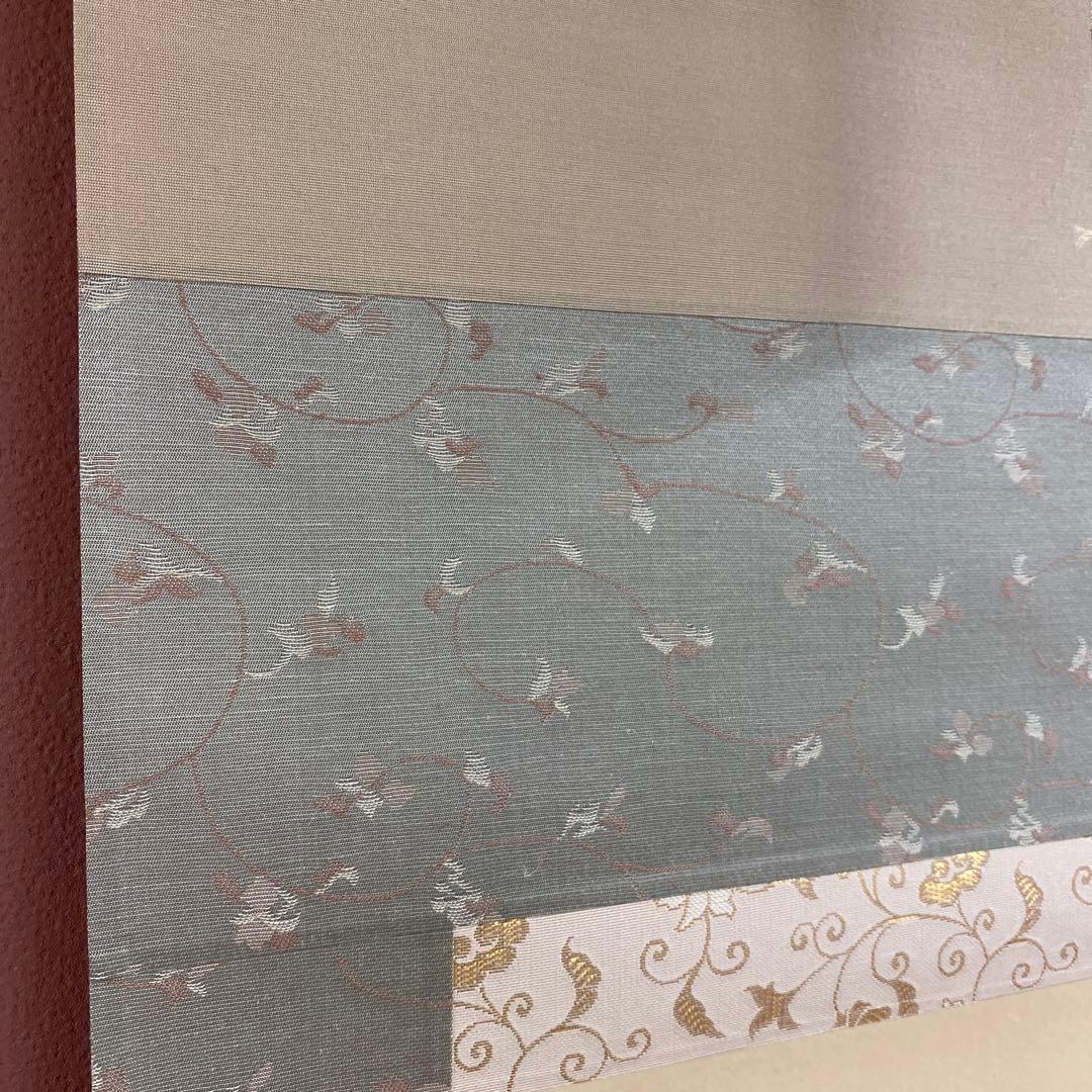 美品 掛け軸 酒井抱一作 十二々月花鳥図 4本セット 年中掛け