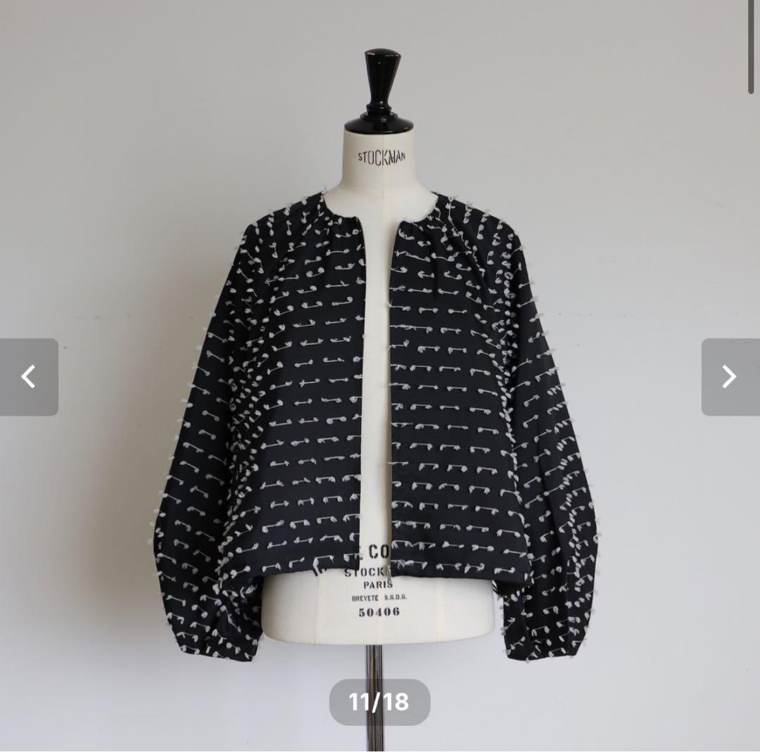 ジプソフィア Barbe a papa Blouson ネイビー