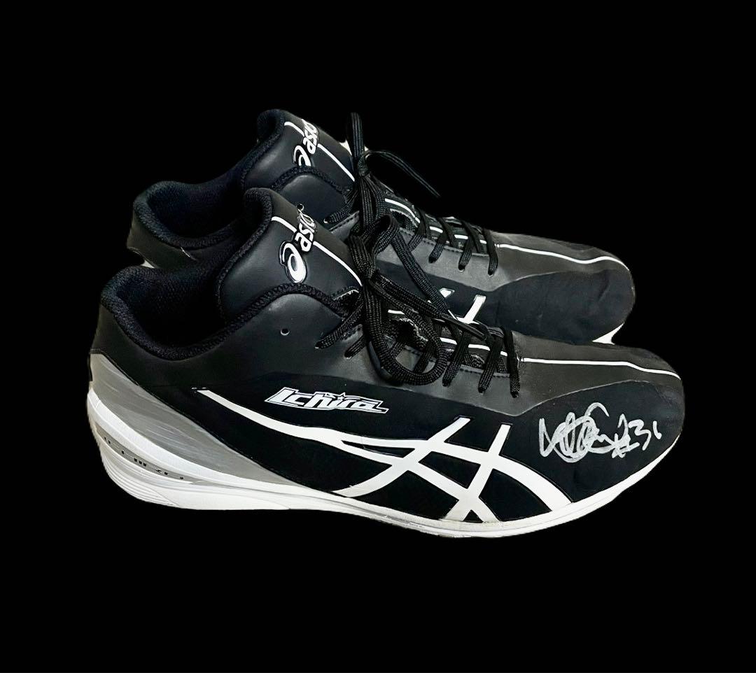 イチロー　2014 公式試合実使用シューズ直筆サイン入り　証明書付き