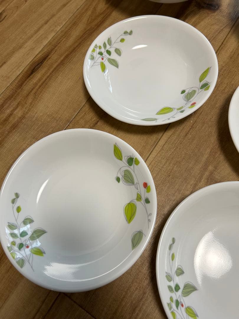 コレール グリーンブリーズ　お皿　 14枚セット