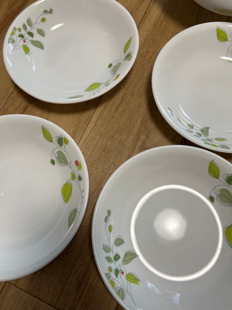 コレール グリーンブリーズ　お皿　 14枚セット