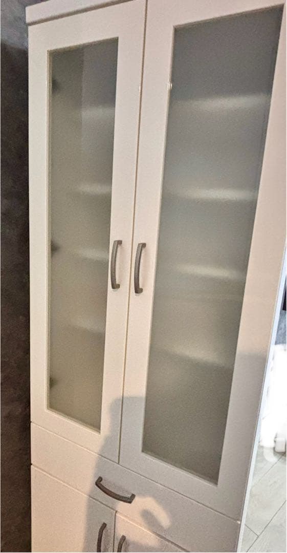 【美品】ニトリ食器棚(コパン 60DB WH)