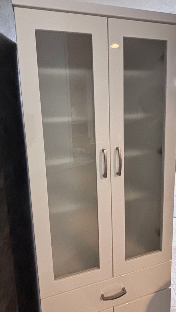 【美品】ニトリ食器棚(コパン 60DB WH)