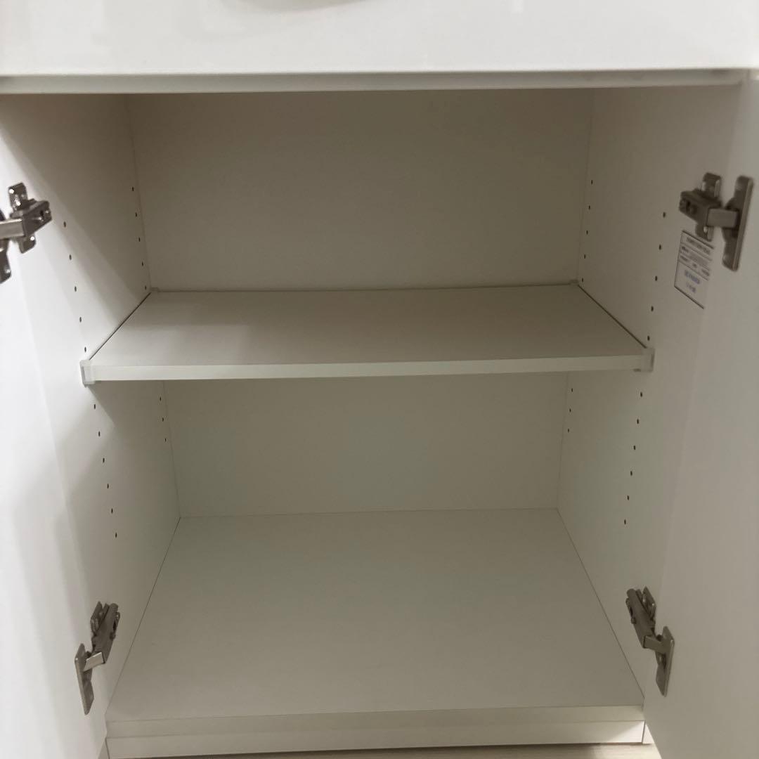 【美品】ニトリ食器棚(コパン 60DB WH)