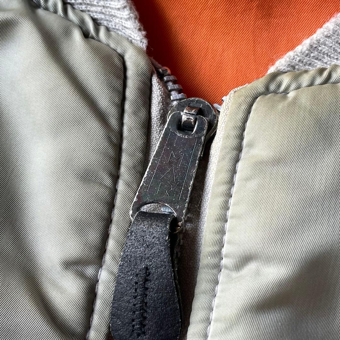 90s USA製 AVIREX MA-1 コマーシャルロゴ フライトジャケット