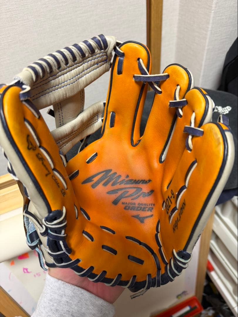 ミズノプロ　ダイバーシティブルー　軟式オプションオーダー　坂本モデル