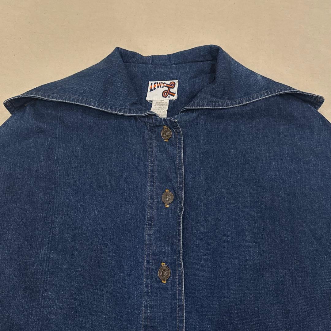 70s Levi's リーバイス デニム ポンチョ マント レア レディース