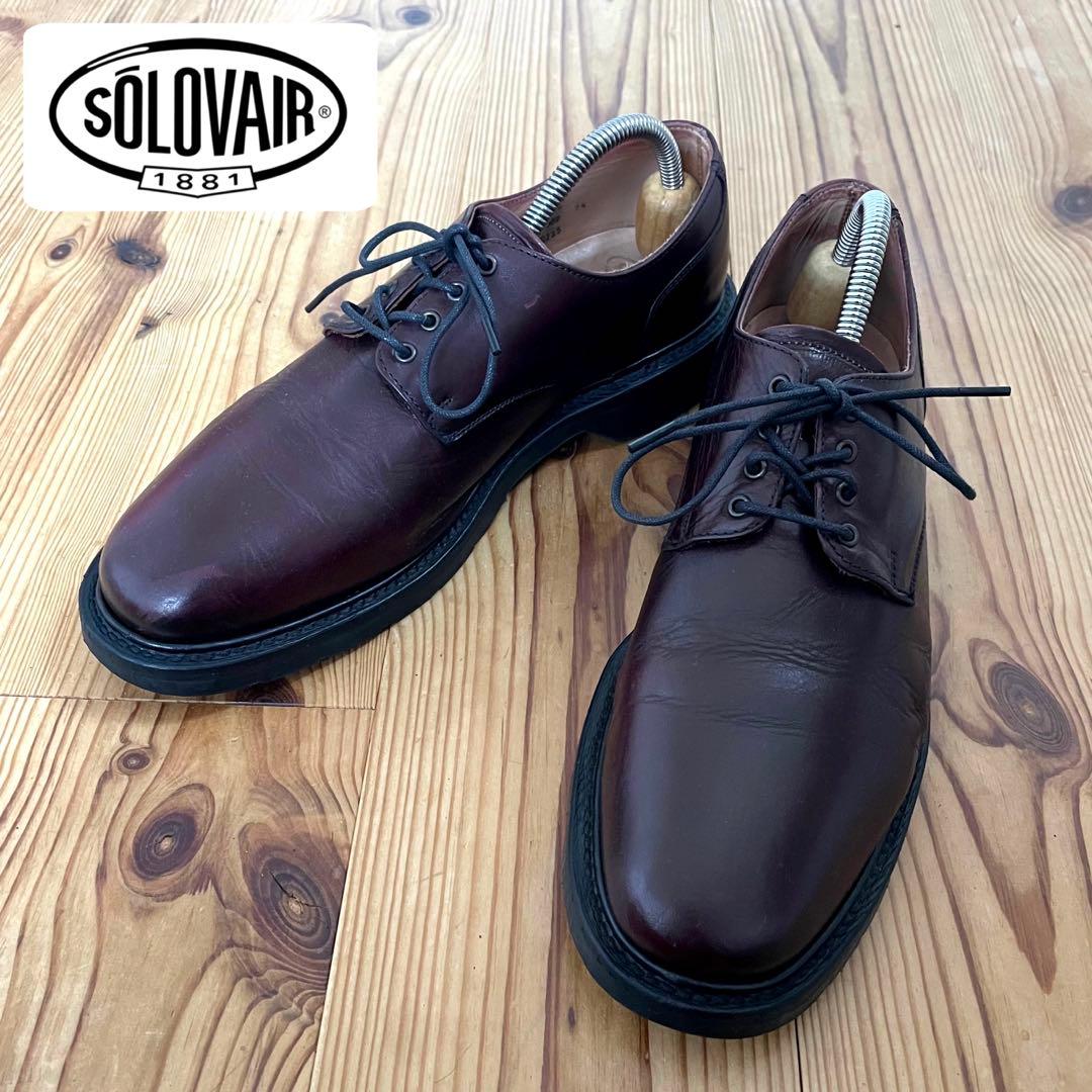SOLOVAIR 4EYE プレーントゥ イングランド製 UK7.5 革靴