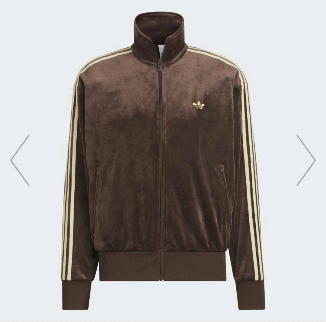 adidas 今期新作ブラウン トラックジャケット　ジャージ
