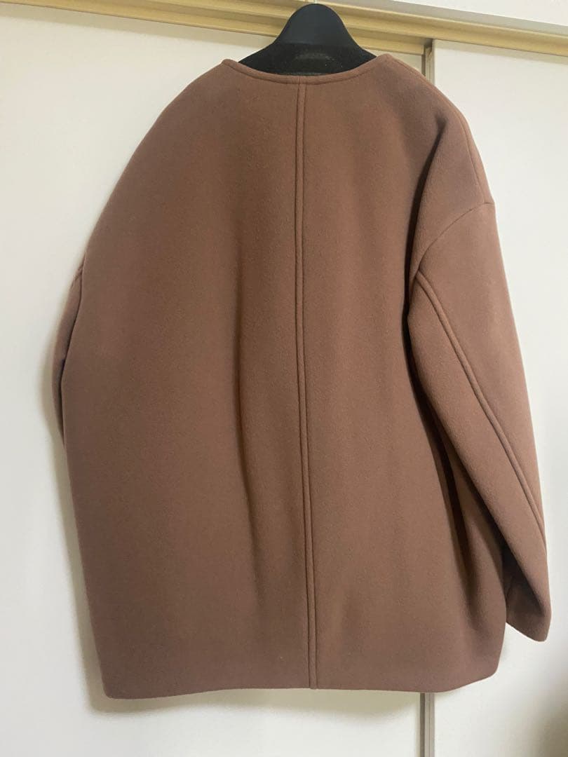 noble MTRカラーレスジップショートコート