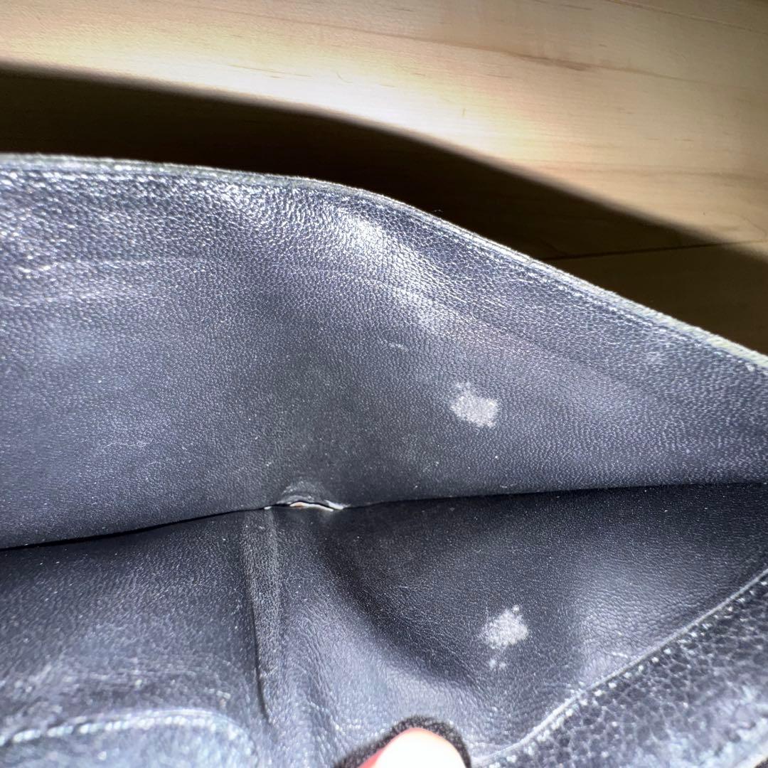 週末値下げ　DELVAUX デルヴォー レザー 二つ折り 財布 小銭入れ