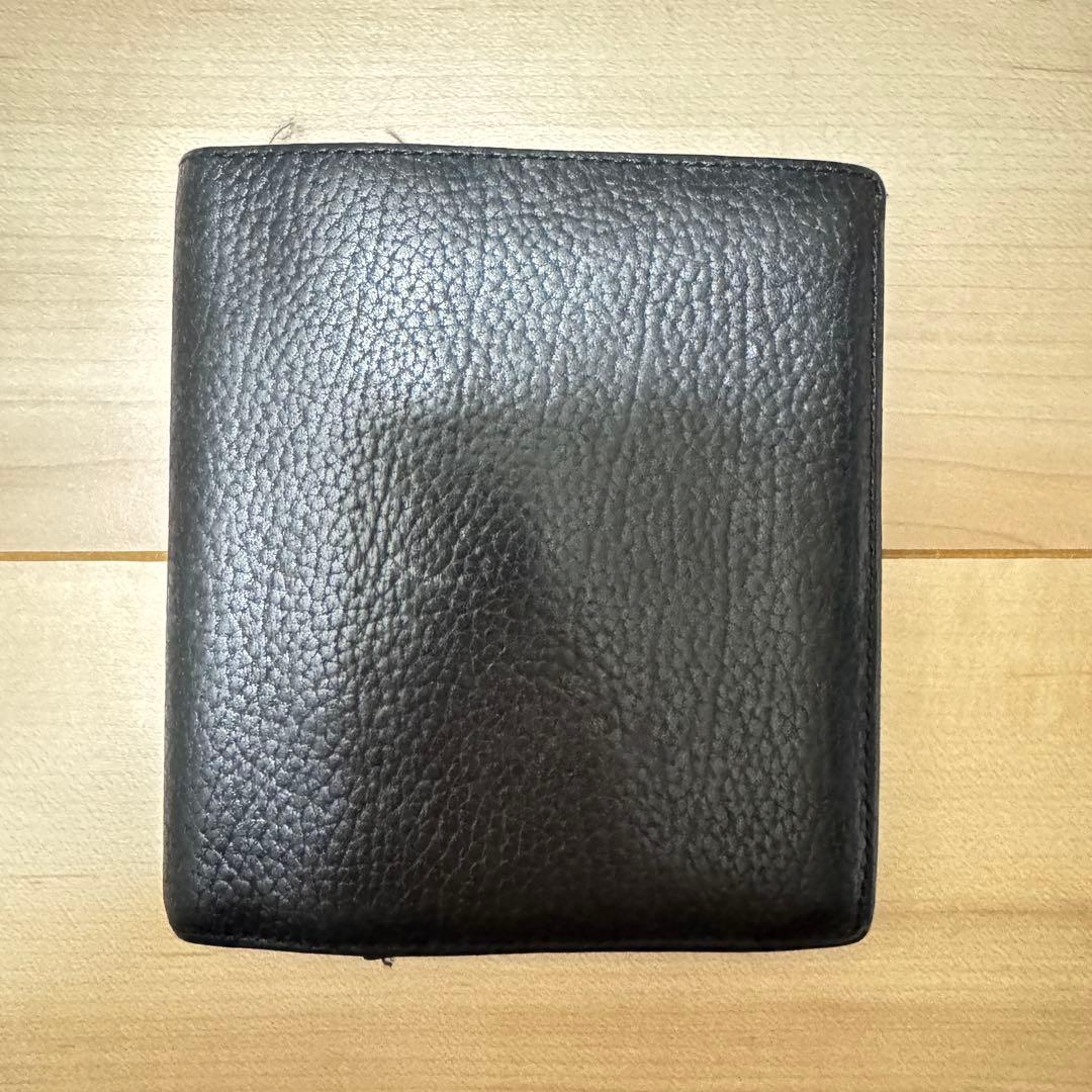 週末値下げ　DELVAUX デルヴォー レザー 二つ折り 財布 小銭入れ