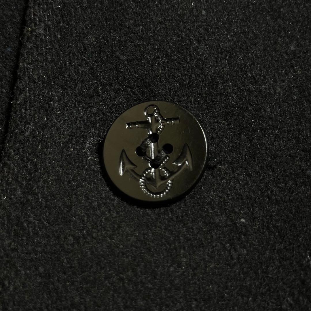 美品 大きいサイズ 42 SCHOTT Pコート XL 740N USA製 黒