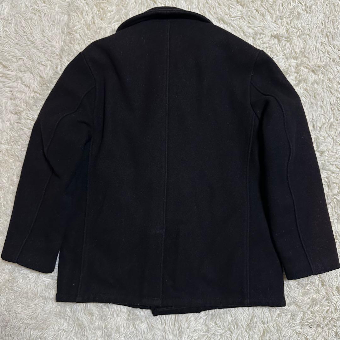 美品 大きいサイズ 42 SCHOTT Pコート XL 740N USA製 黒