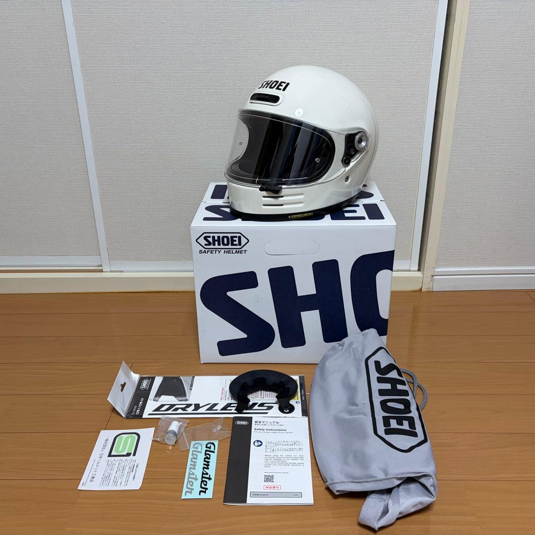SHOEI Glamster グラムスター　オフホワイト　Lサイズ　25年製