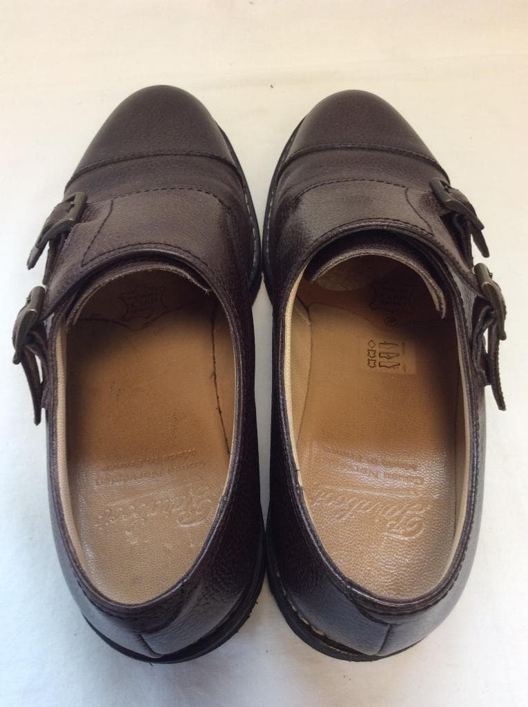 パラブーツ ウィリアム ダブルモンク ブラウン UK6 Paraboot