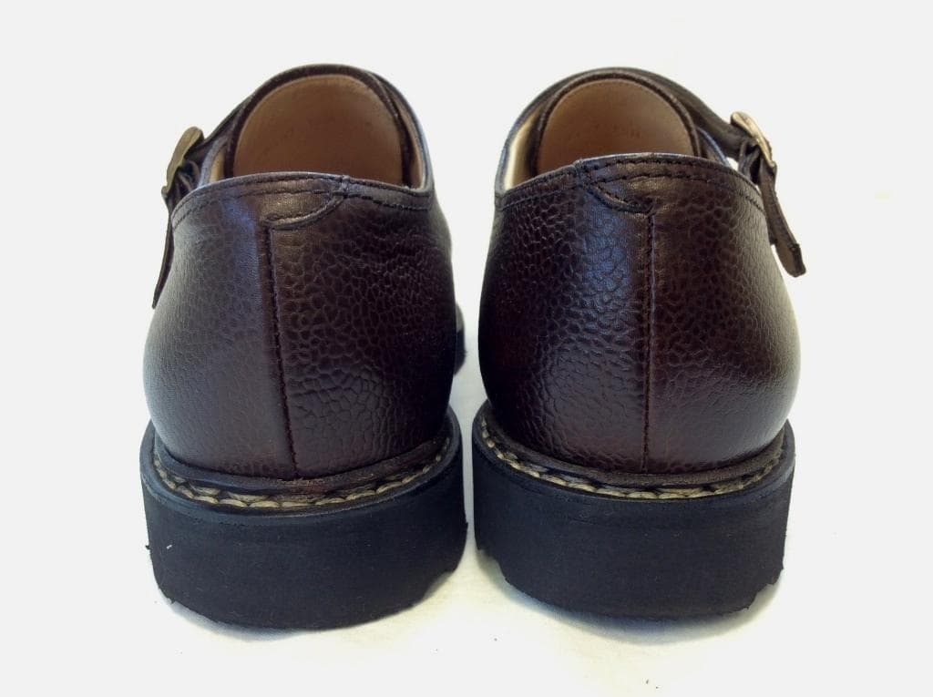 パラブーツ ウィリアム ダブルモンク ブラウン UK6 Paraboot