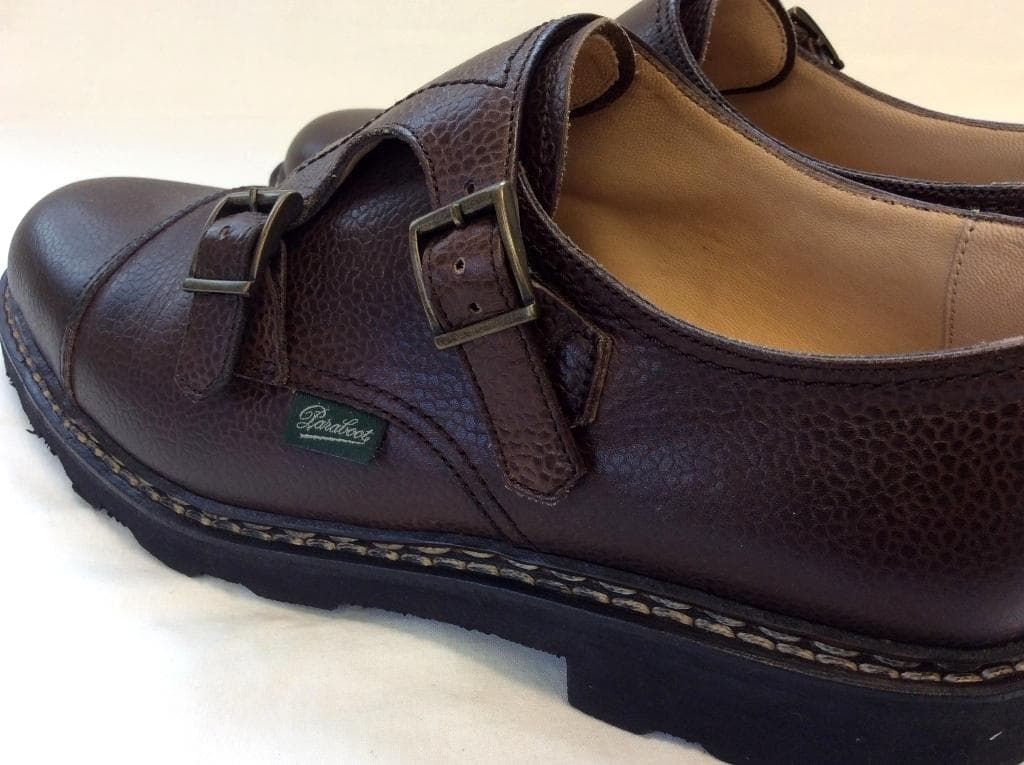 パラブーツ ウィリアム ダブルモンク ブラウン UK6 Paraboot